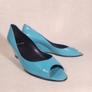 Pierre Hardy Vintage Designer Open Toe Wedge Heels